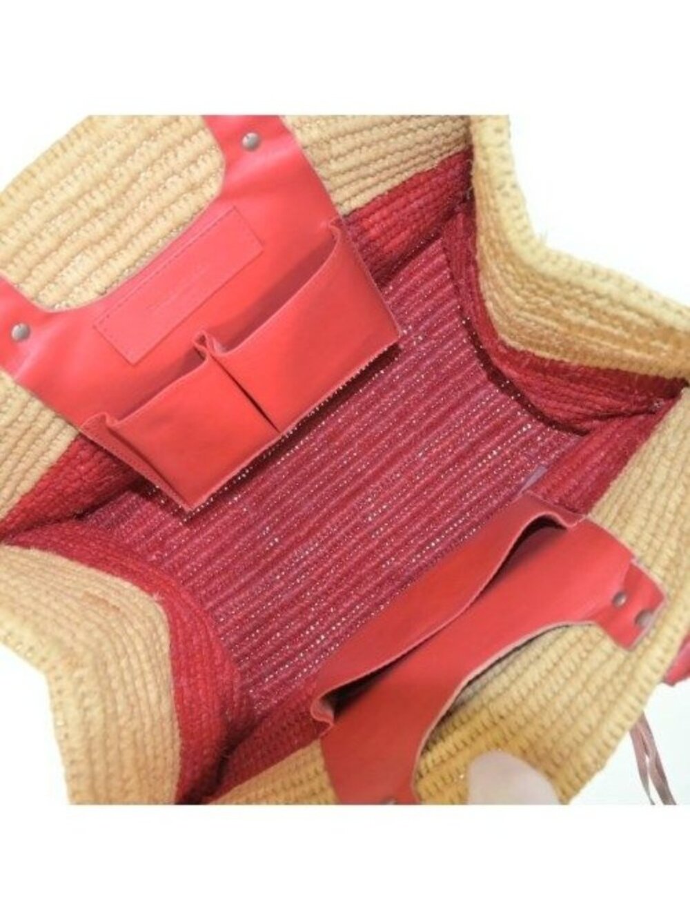 Balenciaga Tote Totes Redxbeige - Picture 3 of 6